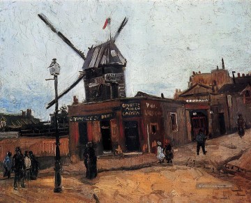 Vincent Van Gogh Werke - Le Moulin de la Galette Vincent van Gogh